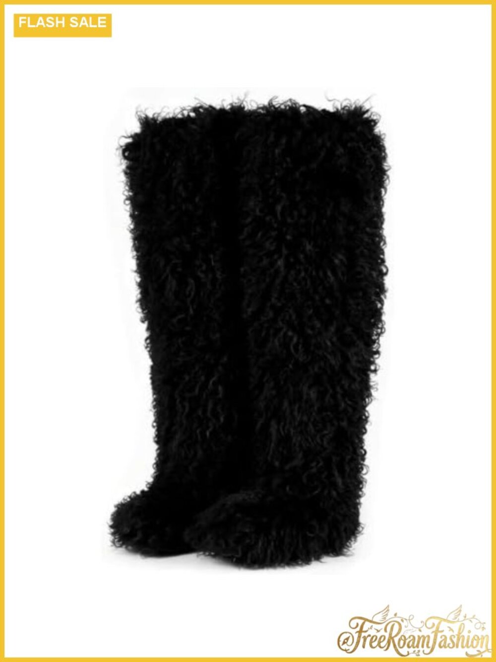 Over the Knee Faux Fur Boots Women 29 Inch Thigh High Fluffy Winter Furry Snow